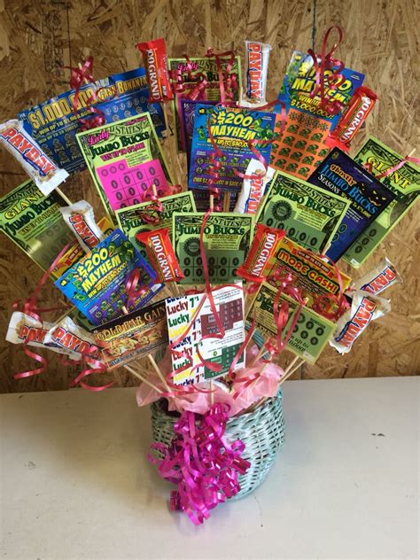 lottery ticket gift basket ideas